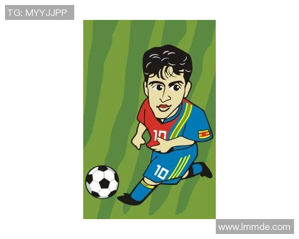 足球明星的卡通肖像艺术展现与创意解读